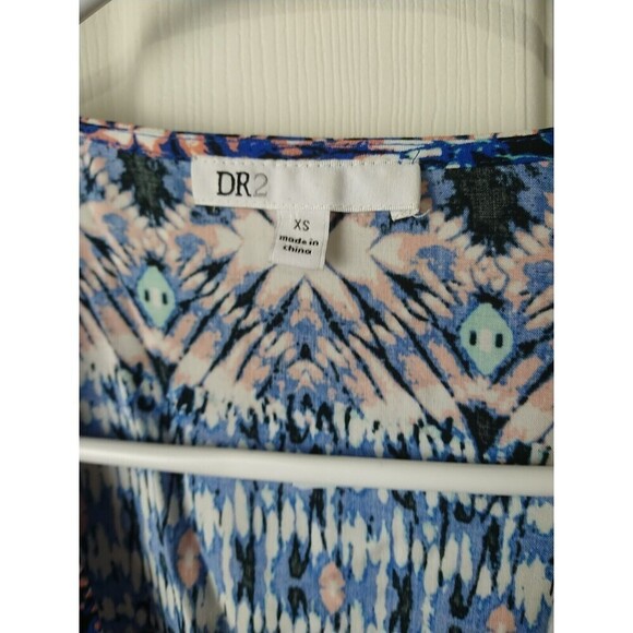 Dr 2 XS 3/4 Sleeve Tunic Belt Slit Sleeve Shorts Romper - Picture 10 of 13